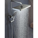 해바라기 LED 샤워기 헤드 수전 호스 세트 호텔 샤워 펜션 디지털 욕실 가정용