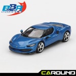 선물완구 BBR 004 1 64 페라리 296 GTB - Blu Corsa
