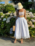더 베케이션 샵 Portofino Linen full skirt