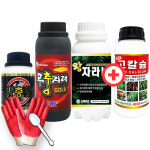 산들마켓 고추 충해관리 4종 세트 무충지대 방충탄 왕자라나 고칼슘 접촉독 섭식독 완벽 벌레 예방