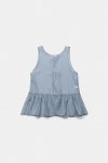 쎄미 SEE-THROUGH RIBBON DRESS BL 24FW-OP-03-006