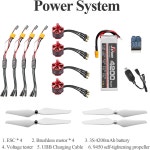 호크의 워크 F450 드론 키트 프레임 픽쇼크 GPS 전원 모듈 ESC 브러시리스 모터 소품 배터리 액세서리 길드 북 비디오 B B