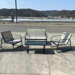 전원주택 야외용 테이블 커피 세트 카페 탁자