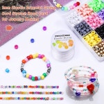 보석 제작을 위한 팍스쿠 탄성 팔찌 끈 신축성 비드 코드와 흰색 1