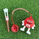 초코릿캐릭터 골프티분실방지 골프티 티걸이세트