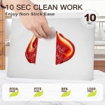 홍베이크 2피스 대형 한 쿠키 시트 가장자리 논스틱 단열 베이킹 팬 조리용 상업용 오븐 트레이 16 X 14