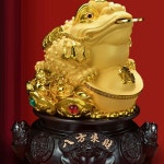 행운의 황금 두꺼비 대형 금전운 개업선물 개업 풍수 사무실