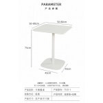 카페 테이블 낮은 휴게실 인테리어 레트로 소파 식당 원목 정사각형 나무판