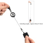 레이크 오브 파이어 당구 초크 홀더 풀 홀더 접이식 열쇠고리 애호가를 위한 당구대 액세서리 Octagon