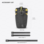 라이노워크 라이노워크 자전거 핸들바 백 퀵 릴리스 버클 음료 홀더 휴대폰 가방 전문 사이클링 액세서리 방수 물병