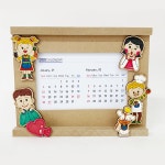 TD 행복가족달력-1인세트 DIY클레이 점토놀이 미술수업 조소수업 클레이만들기 TD 행복가족달력-1인세