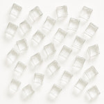 아크릴 가짜 얼음 조각 투명 아이스 모형 대 24개입