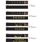 무술용 커스텀 자수 벨트 태권도 가라테 무덕관 이름 빈티지 워시