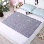 소소공감 성인 노인 환자 침대 방수 패드 매트 밀림 방지 M 80 x 120 cm 스트라이프