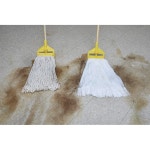 고무 메이드 상업용 대형 일회용 걸레 - 5 헤드밴드 청소 흰색 걸레용 장비