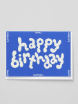 랩 매거진 Wrap Happy Birthday Bubble Embossed Greetings Card 축하카드