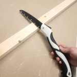 목공작업 접이식 톱 휴대용 은이로 작업