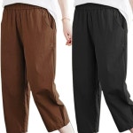 여성 7부 아이스 냉장고 팬츠 여름바지 반바지