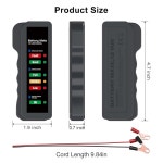 12V 자동차 배터리 테스터 교류 발전기 부하 표시기 자동차용 12볼트 자동 점검 12V