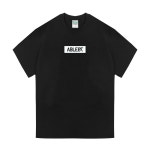 에이블87 NEW 2025년 에이블87 성인 4종 베이직 남여공용 데일리 면 반팔 티셔츠 02 boxlogo 면 160