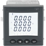 무효 전력 보상 장치용 LCD 디스플레이를 갖춘 삼상 디지털 패널 에너지 미터 E4 KC 729854 AMC72L
