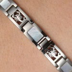 큐케어 스콜피언 티타늄 자석 팔찌 A-S003