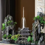 수조 조경 패키지 수생 인테리어 장식 수족관 잔디 풍경 A 피크산