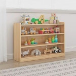 2단교구장 원목 이동식 정리 단교구장 단책장 2단책장