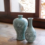 우진공예 고려청자 미니 도자기 세트 특소 전통 기념품 인사동 공예품 옛날 골동품 외국인 선물