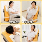 의자 등받이 쿠션 사무실 쇼파 좌석 직장인 허리받침 코발트블루 스몰 60 42