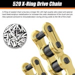 520 체인 120 링크와 마스터 X-링 연결 98 Link