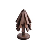 원목 우드 단열 스탠딩 트리 냄비 받침 홈 주방 데코