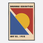 바우하우스 July Basic Shape 홈데코 일러스트 그림 포스터 인테리어 액자