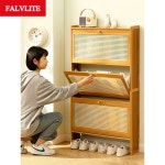 슬림 신발장 현관 우드 2단 간이 2단 정리대 수납장 원목색 얇은 슬림 원색 이문50길이