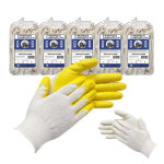 서울상사 메가그립 메가그립 백코팅 황코팅 13G 50켤레 반코팅 코팅장갑 작업용