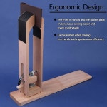 DIY 핸드 가죽 공예 재봉을 위한 LUNARM 스티칭 포니 테이블 데스크톱 말 클램프 Stitching Pony