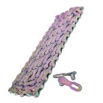 VG 스포츠 12 스피드 바이크 체인 무타닌 로드 바이크에 적합한 풀 할로우 초경량 1 2 x 11 128 126 레인보우 타이타늄