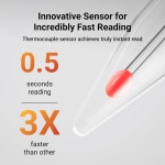 써모메이븐 프로페셔널 육류 온도계 디지털 초고속 0 5초 판독 NIST 0