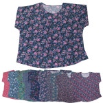 스타 풍기인견 상의반팔 여성여름잠옷 PGIS001