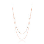 밀튼스텔리 롱 블랙 925실버 목걸이 msjsn19001