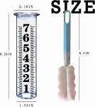 무선 강우량 측정기 실외 디지털 온도계로 등급 정원용 정확한 자체 비우기 원격 전자