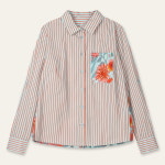 오일릴리 패턴 블라우스 OWESABL014