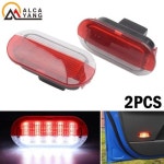 VW 골프 4 폴로 Mk4 Bora 6R 1J0 949 105a 1j에 대 한 경고 램프 아래 2pcs Led 문 조명 1j 0 0949105