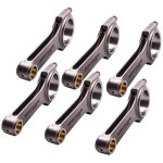 MaXpeedingrods 고성능 커넥팅 로드 BMW 3 시리즈 E30 325 E 2 7L ARP용 6 개 M20B27