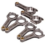 MaXpeedingrods 고성능 커넥팅 로드 BMW 3 시리즈 E30 325 E 2 7L ARP용 6 개 M20B27