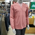 크로커다일 헨리넥 레이어드 티셔츠 CDAA7TS1401