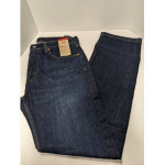 Levis 505 Regular Fit Straight Leg 남성용 사이즈 32 X 34 청바지 다크 워시 1072539