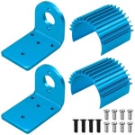 2ShareGoo RC 380 390 모터 마운트 홀더 브래킷 Heatsink 1 18 K929 차량과 호환됨 A949-A A959-A A969-A A979-A