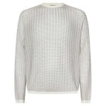 엠포리오아르마니 엠포리오 아르마니 크루넥 리브드 점퍼 EM000895AF14229 F0023WHITEDRIZZLE TP936960290