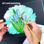 Art3d 8 10 PET Plexiglass 시트 5팩 공예용 투명 플렉서블 플라스틱 패널 액자 사인 블랭크 DIY 디스플레이 프로젝트 10 x 8 Thick 5